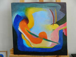 Painting, Canvas, Oil, Abstractionism, Russia, 2017