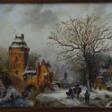 Зимний пейзаж голландская живопись - Покупка в один клик
