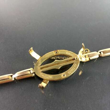 Uhrenkralle / Armband für die Taschenuhr: Gold-Doublée, sehr schön. - photo 1
