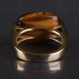 Designer-Ring: Silber mit großem Tigerauge. - photo 4