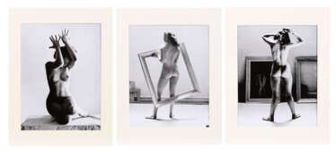 DE DIENES, André (1913 Siebenbürgen - 1985 Los Angeles). De Dienes: 3 erotische weibliche Akte.