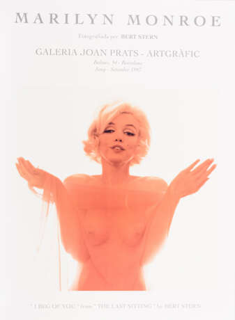 STERN, Bert (1929 New York City - 2013 New York City). Plakat Marilyn Monroe. - photo 1