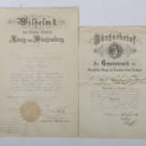 Kleine Sammlung Dokumente 5-teilig best aus: Patent als Hauptmann - Foto 3