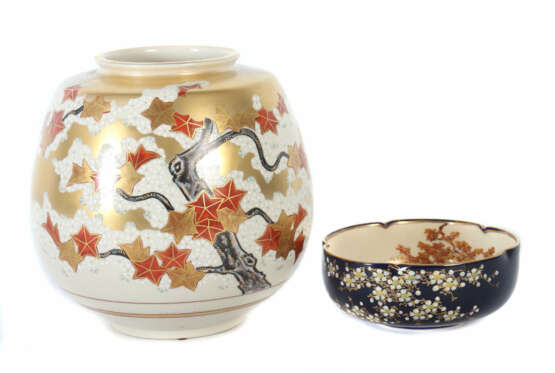 Vase und Schale Japan - Foto 1
