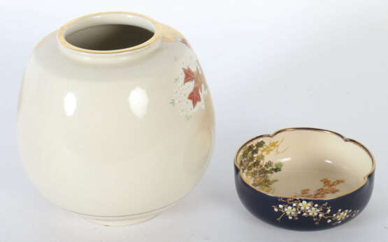Vase und Schale Japan - photo 3
