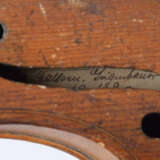 Geige auf innenliegendem Zettel bezeichnet: ''Mstr. Friedr. Wilh. Guthmann in Klingentahi 18 ?'' - photo 6