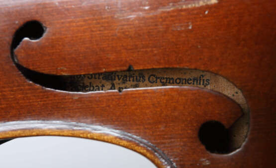 Geige Auf innenliegendem Zettel bezeichnet: Model Antonius Stradivarius Cremonenfis Fecibat Anno 17 - Jackson Guldan Violin Co - Foto 1