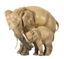 Elefantenpaar 20. Jahrhundert