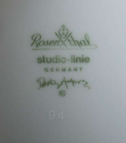 40 Teile eines Früstücksservices Zumeist Rosenthal studio-linie (9 Teile Thomas rosenthal group) - photo 3