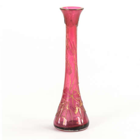 Kleine Jugendstil-Vase mit Ätzdekor - фото 1