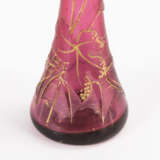 Kleine Jugendstil-Vase mit Ätzdekor - Foto 3