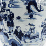 Große Fayence-Vase mit Chinoiserien - Foto 7