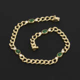 Klassisches Armband mit Smaragden und Brillanten - Foto 1