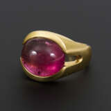 Unikat-Ring mit rosafarbenem Turmalin - Foto 1