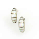 Ohrsteckerpaar mit Opal-Imitationen - Foto 2