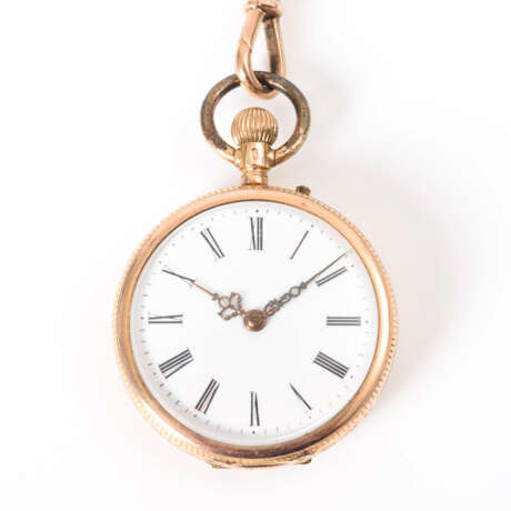 Damentaschenuhr mit Uhrenkette - фото 1