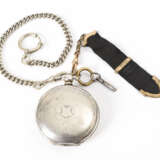 Silberne Savonnette mit silberner Uhrenkette für den osmanischen Markt - фото 2
