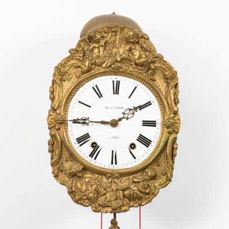 Comtoise-Uhr mit Prunkpendel - Foto 2