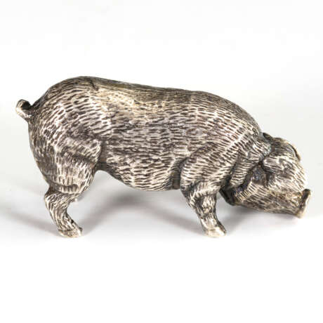 Silbernes Miniatur-Schweinchen - photo 2