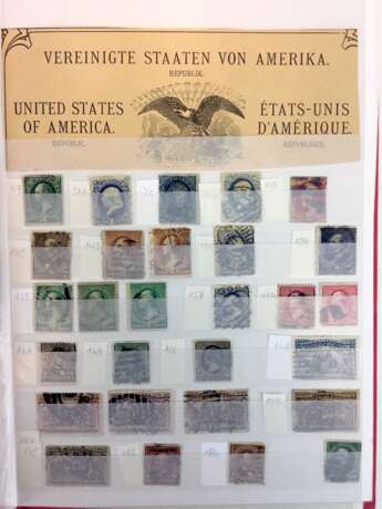 Briefmarkensammlung: Großbritanien / England. Österreich. Schweiz. Norwegen. USA. Belgien. Luxemburg. - Foto 5
