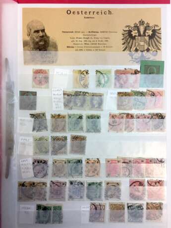 Briefmarkensammlung: Großbritanien / England. Österreich. Schweiz. Norwegen. USA. Belgien. Luxemburg. - photo 19
