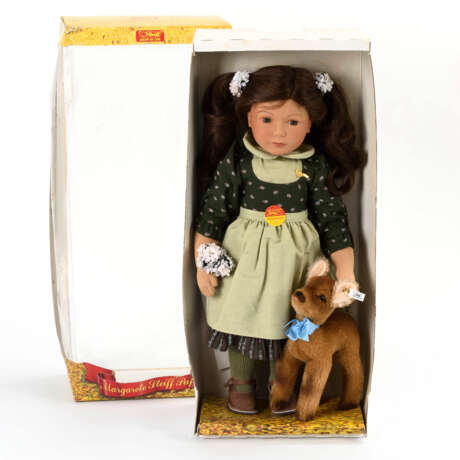 Puppe "Schwesterchen mit Reh" im Originalkarton - Foto 1