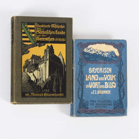 2 Bücher Landesgeschichte - Sachsen & Bayern - photo 1