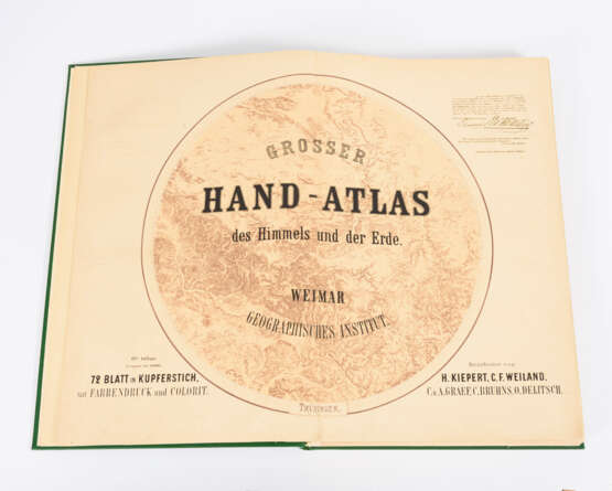 "Grosser Hand-Atlas des Himmels und der Erde" - photo 1