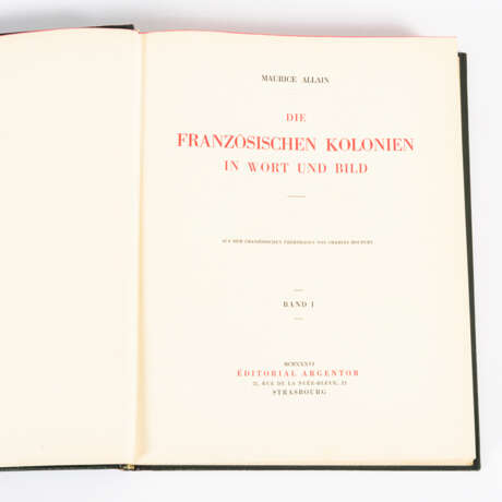 "Die französischen Kolonien in Wort und Bild" 2 Bände - photo 1