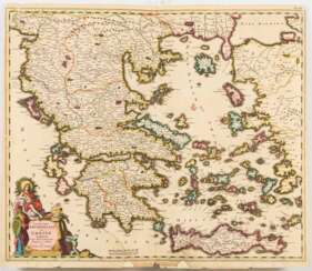 DE WIT, Frederik (1630 Gouda - 1706 Amsterdam). Landkarte Griechenland.