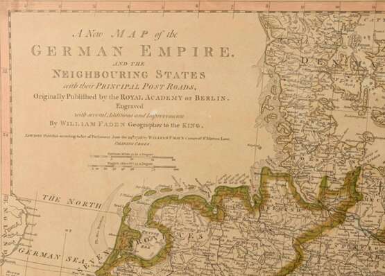 FADEN, William (1749 London - 1836). Landkarte. - Foto 2