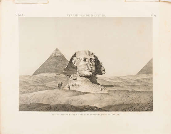 BALTARD, Louis-Pierre (1764 - 1846). Vue due Sphinx. - Foto 1
