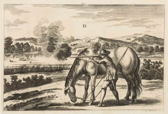 SCHURTZ, Cornelius Nicolas (1636 Nürnberg - 1700 Nürnberg). 2 Blätter aus "Wohlberittener Cavallier". - photo 3