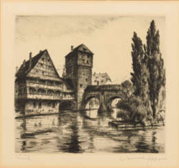 ZIPPERER, Ernst (1888 Ulm - 1982 Heilbronn). Zipperer: Ansicht Nürnberg.