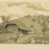 THOMA, Hans (1839 Bernau im Schwarzwald - 1924 Karlsruhe). Thoma, Hans: Schwarzwald. - фото 1