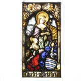 Bleiglas-Einhängebild mit Heiligendarstellung - Foto 1