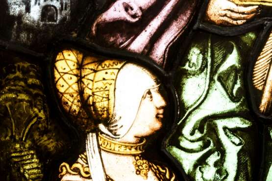 Bleiglas-Einhängebild mit Heiligendarstellung - photo 3