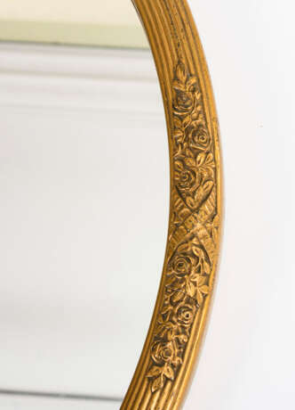 Paar Ovalspiegel im Louis-Seize-Stil - Foto 3