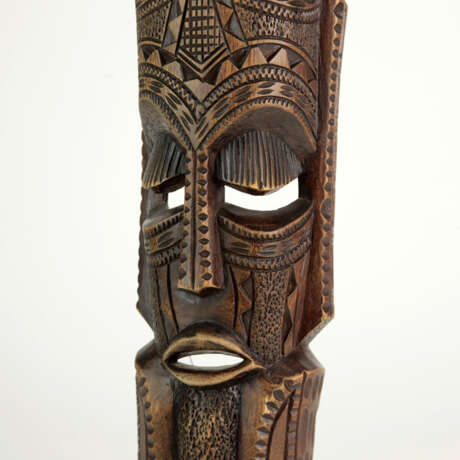 Große Afrikanische Holz-Maske - фото 4