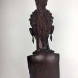Afro-Gelbholz-Skulptur: Xhosa-Frau / amaXhosa-Stammesangehörige / schwarzafrikanische Buschfrau, Südafrika 1970, selten! - Foto 12