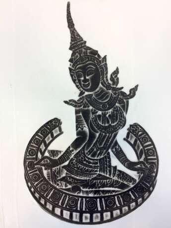 Asiatische Grafiken / Buddhistische Grafiken - photo 1