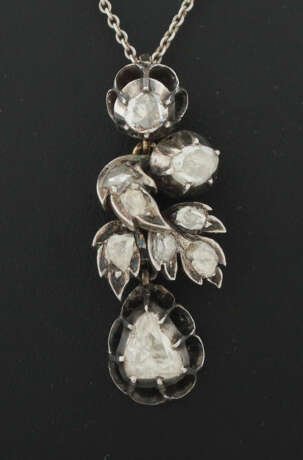 Diamantanhänger wohl Ende 18. Jahrhundert - Foto 1