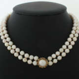 2-reihige Perlenkette modern - Foto 1
