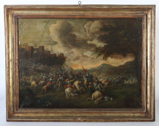 Maler des 18. Jahrhundert ''Schlachtenszene'' - Foto 2
