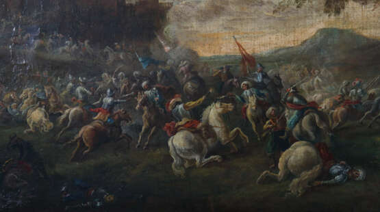 Maler des 18. Jahrhundert ''Schlachtenszene'' - photo 3