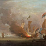 Flämischer Marinemaler des 18. Jahrhundert ''Seeschlacht'' - photo 1