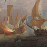 Flämischer Marinemaler des 18. Jahrhundert ''Seeschlacht'' - фото 3