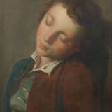 Münchner Maler des 19. Jahrhundert ''Schlafender Junge'' - photo 1