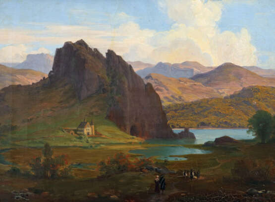 Landschaftsmaler des 19. Jahrhundert ''Am Kochelsee'' - photo 1