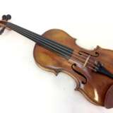Albert Claudot (Luthier): Violin / 4/4-Violine mit Zettel. Nr. 32. Dijon 1937. Im Koffer mit Expertisen. Sehr gut. - Foto 6